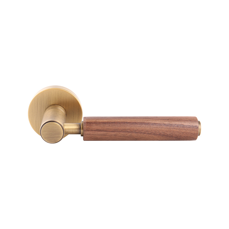 21-222 Silent new Chinese style log wind room door lock walnut grain split lock 21-222 Silent new Chinese style log wind room door lock walnut grain split lock