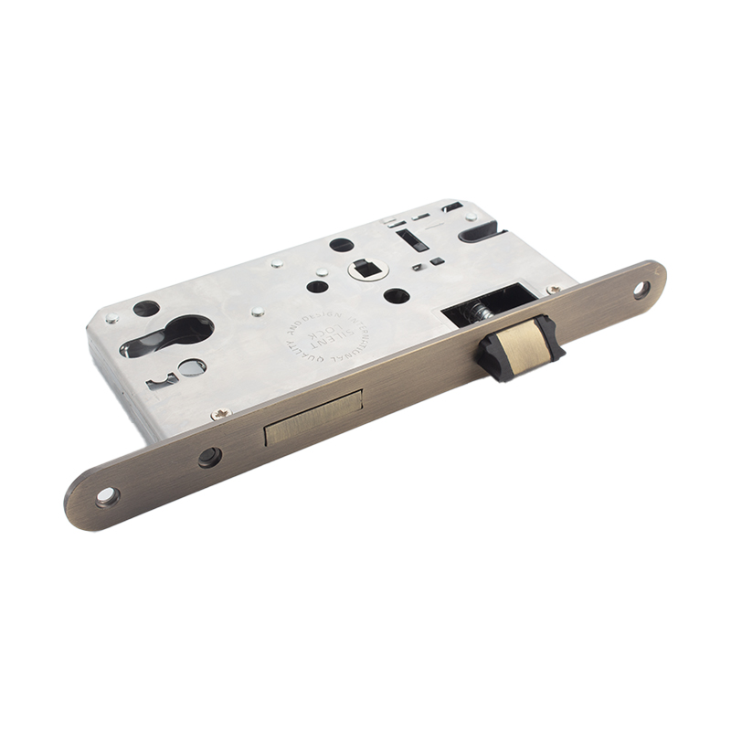 Round head silent stainless steel panel 7255 copper lock body Round head silent stainless steel panel 7255 copper lock body