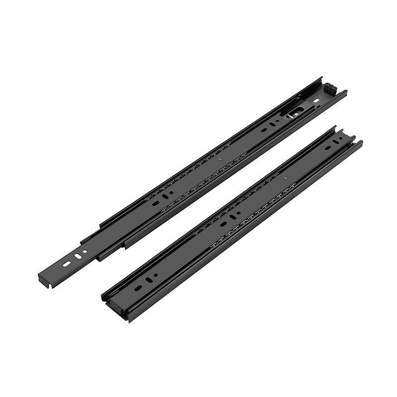 Three-section damping silent buffer steel ball thickened drawer slides Three-section damping silent buffer steel ball thickened drawer slides